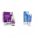 The Derma Co 2% kojic-happe n&auml;oseerum 1% alfa-arbutiini ja niatsinamiidiga & The Derma Co 1% kojic-happe n&auml;opesuvahend niatsinamiidiga