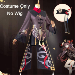 Hutao Cosplay kost&uuml;&uuml;mivorm Parukas Cosplay Animem&auml;ng Hu Tao Hiina stiilis Halloweeni kost&uuml;&uuml;mid M