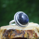 Looduslik labradoriit v&auml;&auml;riskivist s&otilde;rmus, Boheemi s&otilde;rmus, 925 naelsterlingi h&otilde;bedane s&otilde;rmus, kingitus talle, disainers&otilde;rmus, h&otilde;beehted, naiste s&otilde;rmus 6