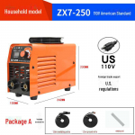 110V Ameerika standardne keevitusmasin: T&ouml;&ouml;stusliku kvaliteediga miniinverteri suure v&otilde;imsusega alalisvoolumudel kodumajapidamises kasutamiseks Household Type ZX7-250