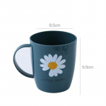 Vogue'i majapidamises kasutatav hambaharjahoidik Loominguline armas kingitus paarile Lihtne hammaste harjamise tass Pesutops plastikust Student.Fahsion Blue