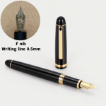 Jinhao X350 t&auml;itesulepea, Retro elegantne t&uuml;nniga kuldklamber, peen/keskmine otsik kirjutamiseks Signature Office School