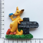 Austraalia 3D k&uuml;lmkapimagnet suveniiride kingituste kollektsiooni kaunistus magnetkleebis k&uuml;lmkapi magnet