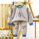 Komplektid lastele Salongir&otilde;ivaste pikkade varrukatega pidžaamad lastele Armas disainiga kerge ja mugavast riidest magamisriietus 80