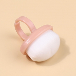 1 tk Nails Art Dust Brush Pandlaga pintsel ovaalne geeltolmupuhastus meigi r&otilde;ngakujuline pintsel Manik&uuml;&uuml;ri t&ouml;&ouml;riistad