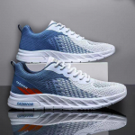 Meeste jooksujalatsid hingavad kootud sporditossud, polsterdus, kerged vabaaja j&otilde;usaali treenerid s&ouml;rkimise tennised 39 sinine