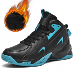 Talvised meeste libisemiskindlad, kulumiskindlad ja sametist soojad korvpalli talvejalatsid 39 valge