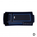 Auto k&auml;etugede kasti panipaik PEUGEOT 3008 jaoks 2017 2018 2019 2020 keskkonsooli hoiukast Panipaik Autotarvikute korrastamine sinine