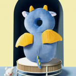 Beebi kukkumisvastane peakaitsepadi &ndash; hingav liblikas disain v&auml;ikelastele, kes &otilde;pivad k&otilde;ndima Plush Model-Little Dragon