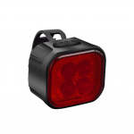 5 LED-i eredad jalgrattatuled Jalgrattalamp eesmine ja tagumine USB-laetav MTB jalgratta esitulede tagatulede veekindel laternavalgustus Rear Light Red