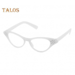 Unisex prillid Retro Kitty Silmaraam L&auml;bipaistev l&auml;&auml;ts Selge Vaade Tugev Hingega Halloween Cosplay Prillid Peod Klubid Prillid must