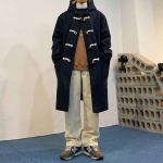 Talvine Villane Meeste Keskmise ja Pika Pikkusega Meeste TRENCH-katlakott Lahtine Kapuutsiga Jakk 2XL