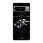 Coque - MANIACASE - Google Pixel 8a Pro - Souple - Noir - Game Of Thrones House Stark