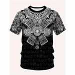 Meeste T-s&auml;rk Vabaaja L&uuml;hikeste Varrukatega T-s&auml;rk O-kaelusega Pullover Viiking Harajuku Prindiga Naljakas T-s&auml;rk Meeste &Uuml;lem&otilde;&otilde;dulised R&otilde;ivad Streetwear L