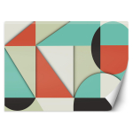 Tapeet Geomeetriliste kujundite abstraktsioon 100x70 beež