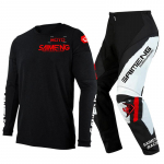 motokrossi k&auml;igukomplekt lastele 4 5 6 7 8 9 10 11 12 13 aastat Noor laps Mootorrattapoiss t&uuml;druk Jersey Pant Kits v&otilde;istluskost&uuml;&uuml;m Off-road Enduro MX MTB M-22