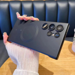 &Uuml;li&otilde;huke &auml;&auml;risteta &uuml;mbris Samsung S24 Ultra juhtmevaba laadimise Magsafe kate Samsung Galaxy S23 &uuml;lik&otilde;vade &otilde;hukeste &uuml;mbriste jaoks For Samsung S24Ultra must