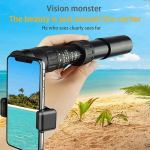 T&auml;ismetallist mudel 10-300X40 pideva suumiga HD Bak4 t&auml;isoptiline monokulaarne mobiiltelefoni fotobinoklid