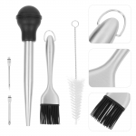 T&uuml;rgi maitseainepump Baster s&uuml;stimist&ouml;&ouml;riistad Marinaadiliha pihusti n&otilde;el toidu plastikust roostevaba teras 27X6CM