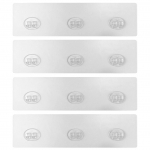 4 tk j&auml;ljetu konksuvaba l&ouml;&ouml;givaba hoiuriiul PE du&scaron;iriiul konksud 26X7CM puhas