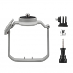 MINI 4 Pro &uuml;lemise laiendusadapteri kronsteini jaoks koos 1/4 kruviga spordikaamera kinnituse komplektiga DJI MINI 4 Pro droonitarvikute jaoks hall v&auml;rv