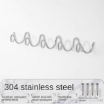 MOMO Minimalistlikud Konksud Esik Bauhaus Riidepuu Seinale Riputatav Seina Taga Ukse Esik Riided M&uuml;tsikonksud Galvaanitud Metallkonksud drill installation