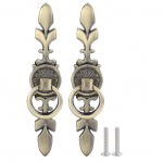 2 komplekti r&otilde;ngast&otilde;mbega &uuml;mmargusi &uuml;he auguga k&auml;epidemeid nupp k&ouml;&ouml;gikapi kapi ukse sahtli jaoks 231 suur