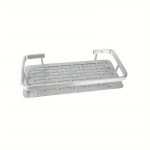 Alumiiniumist hoiurest Vannituba du&scaron;ivannihoidik &scaron;ampoonide jaoks Du&scaron;igeel K&ouml;&ouml;k Kodu R&otilde;du riiul Rippkonks h&otilde;be