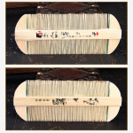 Naturaalsest bambusest puidust t&auml;ide kamm Super kitsa hambaga puidust kammid, millel pole staatilist juukset&ouml;&ouml;riista meestele v&otilde;i lemmikloomadele One size