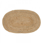 Paillasson oval en jute tress&eacute; House Nordic Bombay