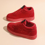 TUINANLE Naiste spordijalatsid platvormtossud meestele, libisemiskindlad paarid, punased mustad vabaaja jooksujalatsid 40 punane