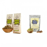 Nat Habit Ready-to-Apply Fresh Henna Paste and Indigo Powder Combo, Pre-Soaked in Black Tea and Herbs,100% Natural Rajasthani Henna (440g + 85g)