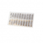 200pcs Watch Screw Tube Stainless Steel 10 Size 1.3mm Width Watch Strap Connection Rod Screw Link