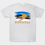 T-s&auml;rk Naised Eesti Tallinn Eesti Kingitus Balti Harajuku Tr&uuml;kk Kawaii T-s&auml;rk Suvine L&uuml;hikeste Varrukatega Naiste T-s&auml;rk Top S roosa