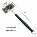 Roostevabast terasest BBQ-grilltraadi puhastushari