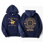 Percy Jackson kahepoolne graafiline kapuutsiga pusa Camp Half Blood Ol&uuml;mpuse kangelased Kapuutsiga pusa naistele Unisex riided Vintage Harajuku dressipluusid XXL tumesinine v&auml;rv