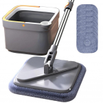 Laisk P&otilde;randamopp Ujuvmopp Vee eraldus 360 P&ouml;&ouml;rlev Tsentrifuugmopp Mikrokiud Reovee eraldusmopp Isepuhastuv Vaba k&auml;tepesu