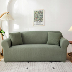 &Uuml;hev&auml;rviline kootud polaarfliisist diivanikate - T&auml;ielikult kattev padjakate 3-seater (190-230cm)