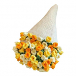 Lilleline tekk heegeldamiskomplekt Rooside buketi tekk DIY komplekt Heegeldatud bukett visketekk K&auml;sit&ouml;&ouml;komplekt emadep&auml;eva kingituseks Kodu diivani diivani dekoor M