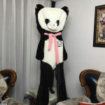 80-180cm Hiiglaslik Panda Pl&uuml;&uuml;sm&auml;nguasjad Pehme V&auml;limine Nahk Loomad Karu Mantel P&uuml;hade S&uuml;nnip&auml;evakingitus Valentin Brinquedos 180cm