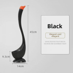 Luigekujundusega Vertikaalne WC-harjakomplekt Alusega - Praktiline Plastist Vannitoatarvik