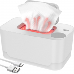 USB Beebilappide Soojendaja LED-valgus M&auml;rjad Salvr&auml;tikud Hoidke soojas Hoiustuskarp Reguleeritav Temperatuur K&uuml;ttega Kaasaskantav M&auml;hemahuti