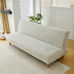 Libisemiskindel k&auml;etugedeta sametist diivanvoodikate 3D-žakaarmustriga Small (120-155cm)