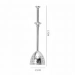 304 Stainless Steel Tea Filter Reusable Tea Strainer Ball Metal Tea Bag Teapot Adjustable Tea Infuser Filter Kitchen Gadget