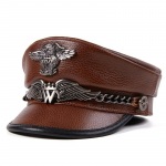 Vintage soe m&uuml;ts meeste naiste s&uuml;gistalv korter s&otilde;jav&auml;ebaretid kapten Reguleeritavad meremehe m&uuml;tsid merev&auml;e m&uuml;tsid Saksa stiilis m&uuml;tsid L(55-56cm) pruun