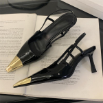 T&auml;navastiil Terava ninaga Naiste Pumbad Mood Slingbacks &Otilde;hukesed K&otilde;rged Kontsad Elegantsed Striptiisitar Ballikleit Daamide Sandaalid Kingad 35