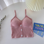 Uued, soonikkoes p&auml;itsetega k&auml;rbitud topid, naiste suvine n&ouml;&ouml;pn&ouml;&ouml;p, seljata kakas, mood, kootud toruga, varrukateta naiste vest One Size roosa