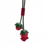 Handmade real cowhide rose key chain bag jewelry - elegant floral bag jewelry, car decoration, birthday gifts, valentine's day g