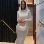 Kapuutsiga pikkade varrukatega Bodycon Maxi Kleit Moodne Tihe vabaaja T-s&auml;rk Kleit S&uuml;gistalvine Pikk Kleit Must Hall S