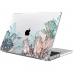 Kaitsekate MacBook Air 13-tollisele 2025 2024 2022 M4 M3 M2, &Uuml;li&otilde;huke Kerge K&otilde;va Kaas, Elegantne Taimne Muster roosa
